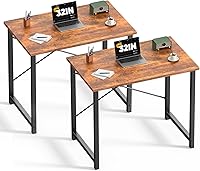 Vista 20 de DUMOS Escritorio de oficina pequeño de 32 pulgadas para computadora de estilo moderno y simple, mesa de trabajo de estudio para el dormitorio