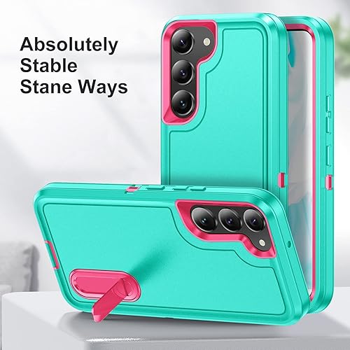 Miniatura 29 de BaHaHoues Funda para Samsung Galaxy S23 Ultra con soporte integrado, a prueba de golpes y caídas de grado militar para Galaxy S23 Ultra 5G