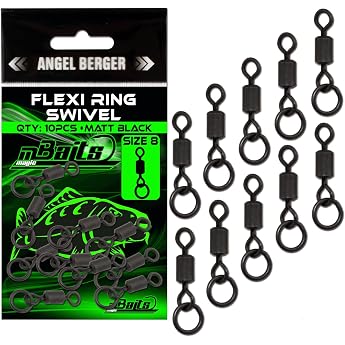 Angel-Berger Magic Baits Flexi Ring Swivel Carp Swivels