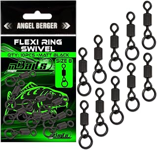 Angel-Berger Flexi Ring Swivel Karpfenwirbel