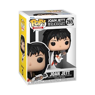 Funko Pop! Rocks: Joan Jett – Figurine en Vinyle à Collectionner – Idée de Cadeau – Produits Officiels – Jouets pour Les Enfants et Adultes – Music Fans – Modèle de Figurine pour Les Collectionneurs - Les Beatles, Paul McCartney, John Lennon, RIngo Starr, George Harrison