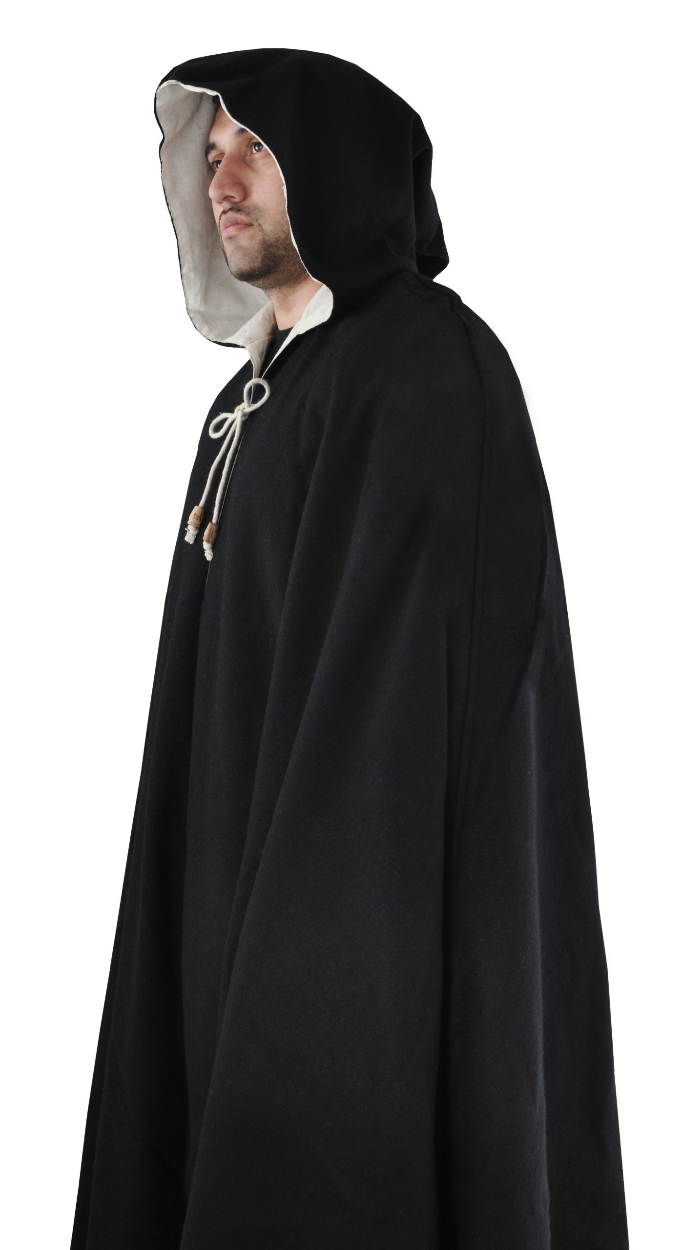 送料無料GDFB GB3108 Templar Cloak, Black Wool並行輸入