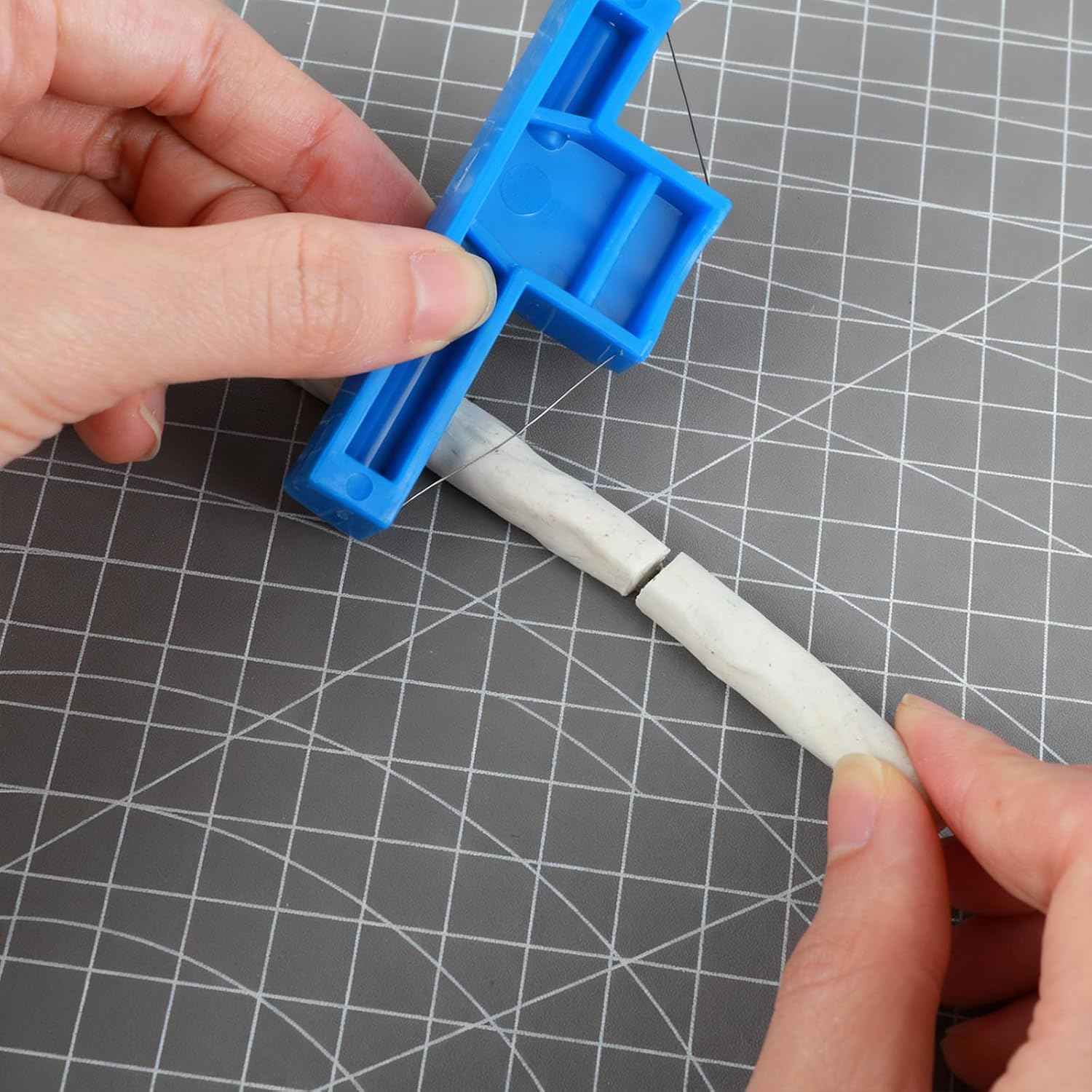 Xindojuz Angle Cutting Clay Tool, Steel Wire Bevel Cutter