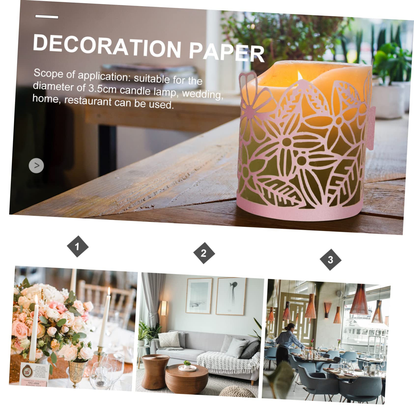 URAQT Paralume Cilindrico, 12 Pezzi Copricandela Piccolo Decorativi per