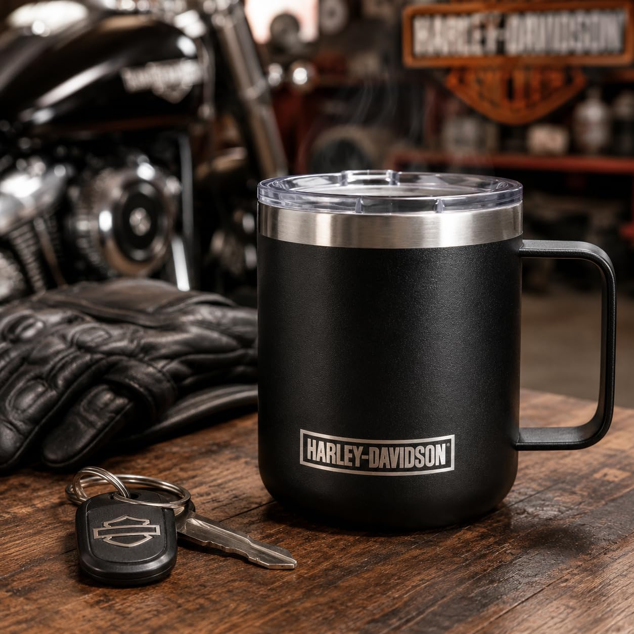 Amazon | ハーレーダビッドソン エッチング加工 H-D ステンレス