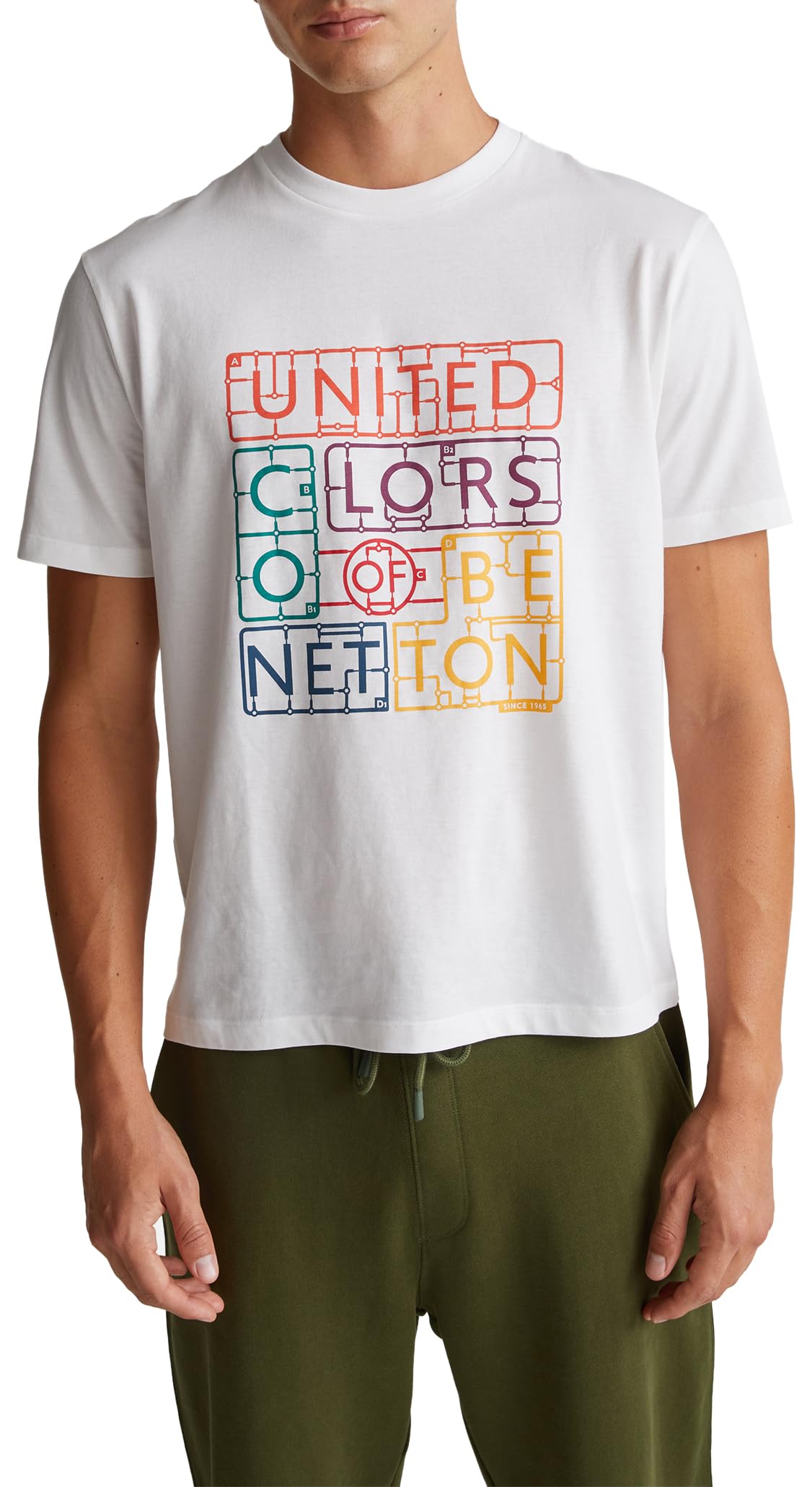 Men's T-shirt 3i1xu1096 T-Shirt