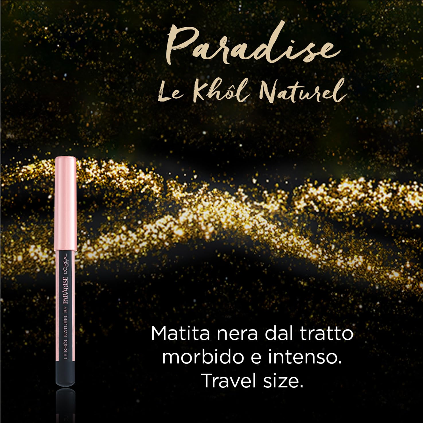 L'Oréal Paris, Pochette Regalo con Mascara Nero Volumizzante e Mini-Matita Occhi, Per uno Sguardo Intenso, Con Esclusivo Beauty Case Piumino
