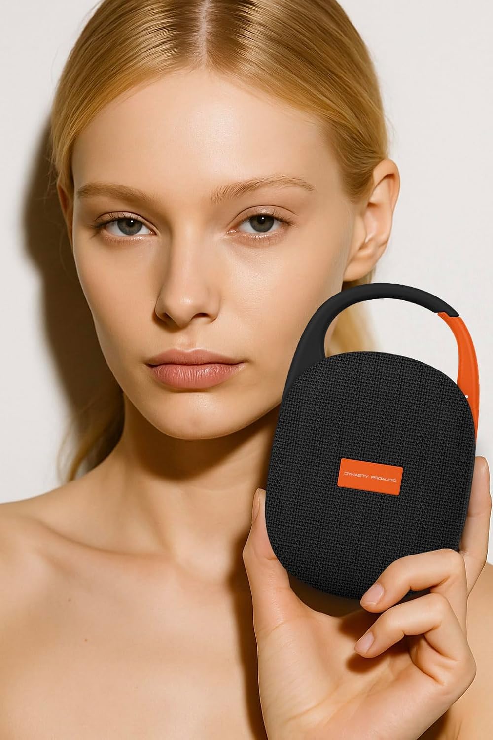 DYNASTY PROAUDIO SB-POD Ultra-Portable Bluetooth Speaker with LED Ambient Lights, IPX7 Waterproof & Dustproof, Blueotooth 5.3, HD Sound, Punch Bass, Integrated Carabiner, Stereo Pairing (Black) - Image 5