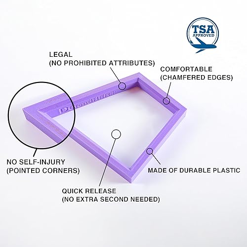 Miniatura 3 de DefendHER+ Siéntete más seguro con discreta pulsera de autodefensa para mujeres, cómodas joyas de seguridad personal ocultas, aprobadas por la TSA,