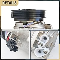 Vista 97 de Compresor de aire acondicionado AC para Ford Police Interceptor Utility 2013-2015, Ford Explorer 2011-2015, con embrague de A/C, compresor de CA