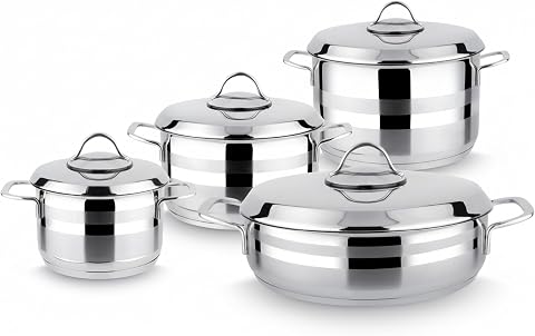 أدوات مطبخ Top Chef Top-chef-8pcs-ss آمن في الفرن