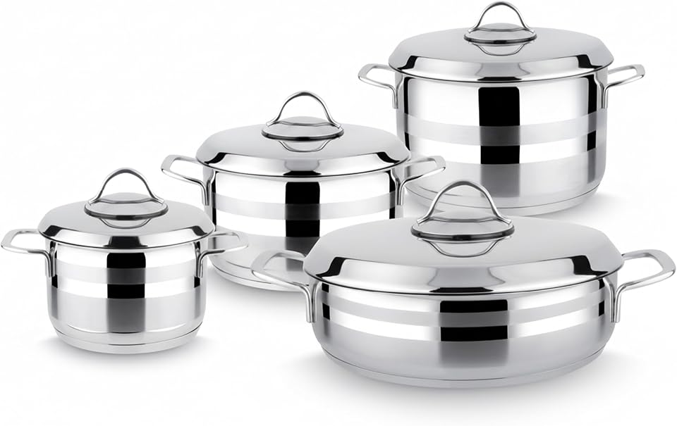 أدوات مطبخ Top Chef Top-chef-8pcs-ss آمن في الفرن