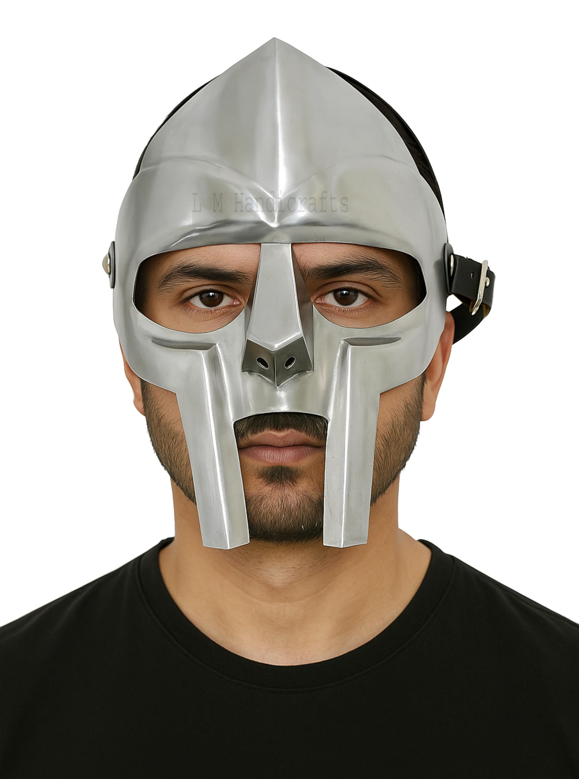 Spartacus Gladiator Helmet Metal Armor Costume for Men