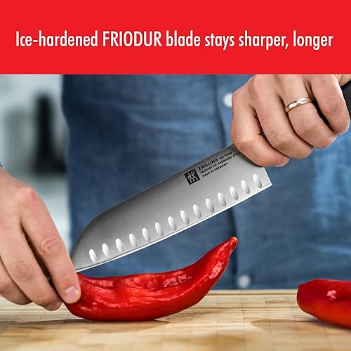 Miniatura 5 de Zwilling All Star - Cuchillo multiusos alemán afilado de 5 pulgadas, cuchillo de tomate, fabricado en una fábrica alemana propiedad de la empresa