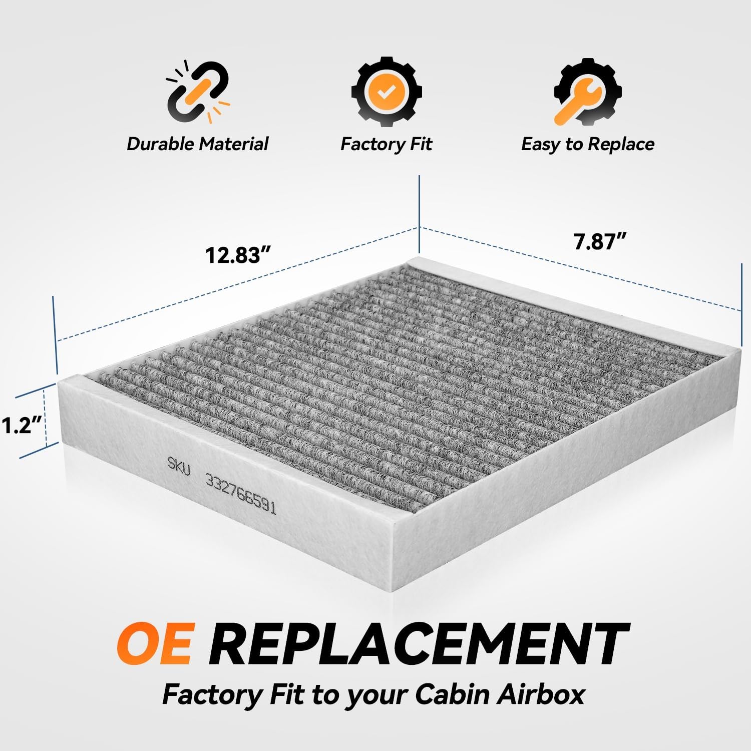 Auto Dynasty 20 pack Cabin Air Filter Compatible with 2013-2024 Cadillac Blazer Colorado Acadia Canyon, Replace for 13271191 13356914 13356916 13508023 22743911 800181P LA1123 CF283 CF185