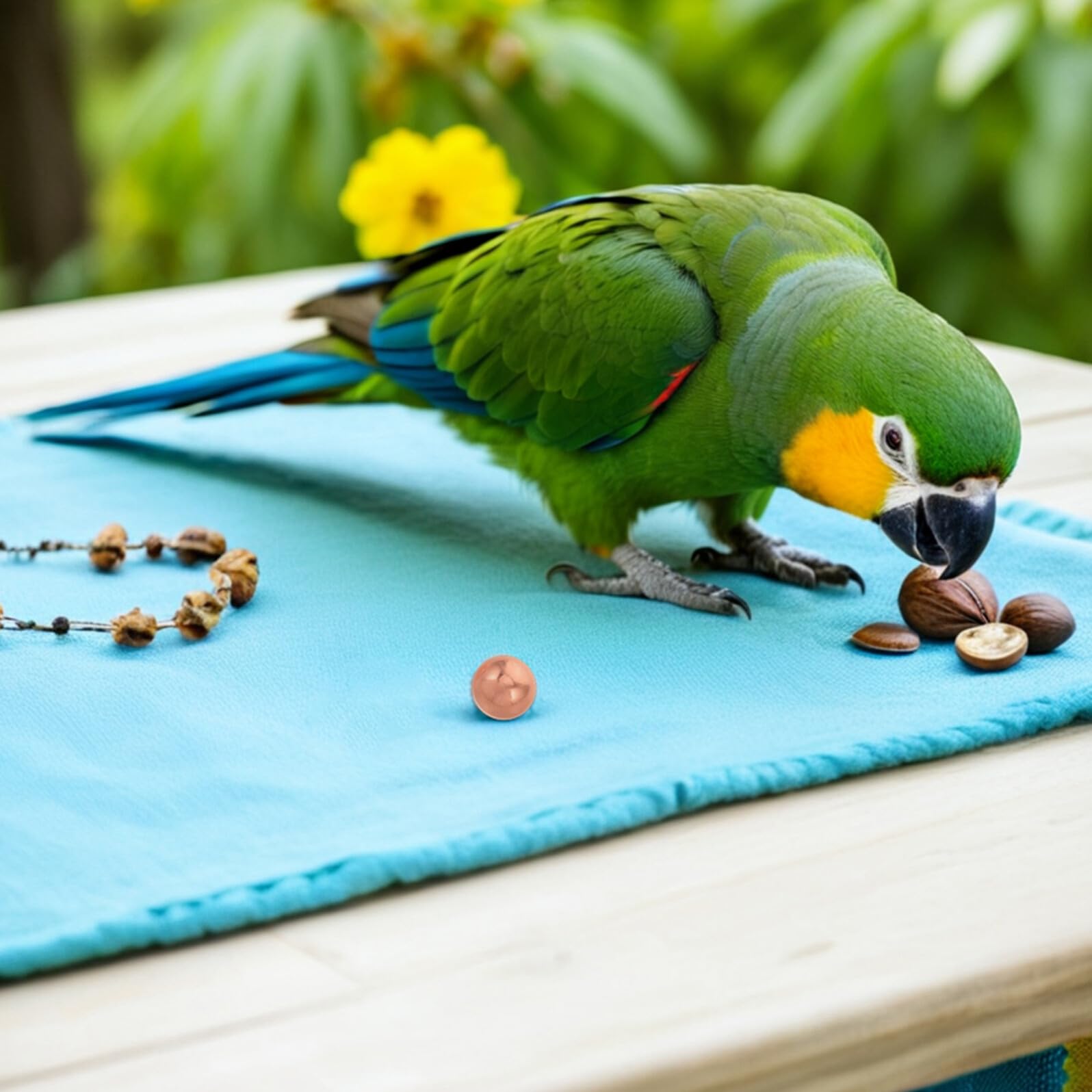 Bola de Cobre Puro de 2 Cm para Baño de Pájaros, Accesorio de Limpieza Natural para Bebederos, Mantenimiento de Estanques en Jardín Exterior y Patio Trasero, Decoración Resistente