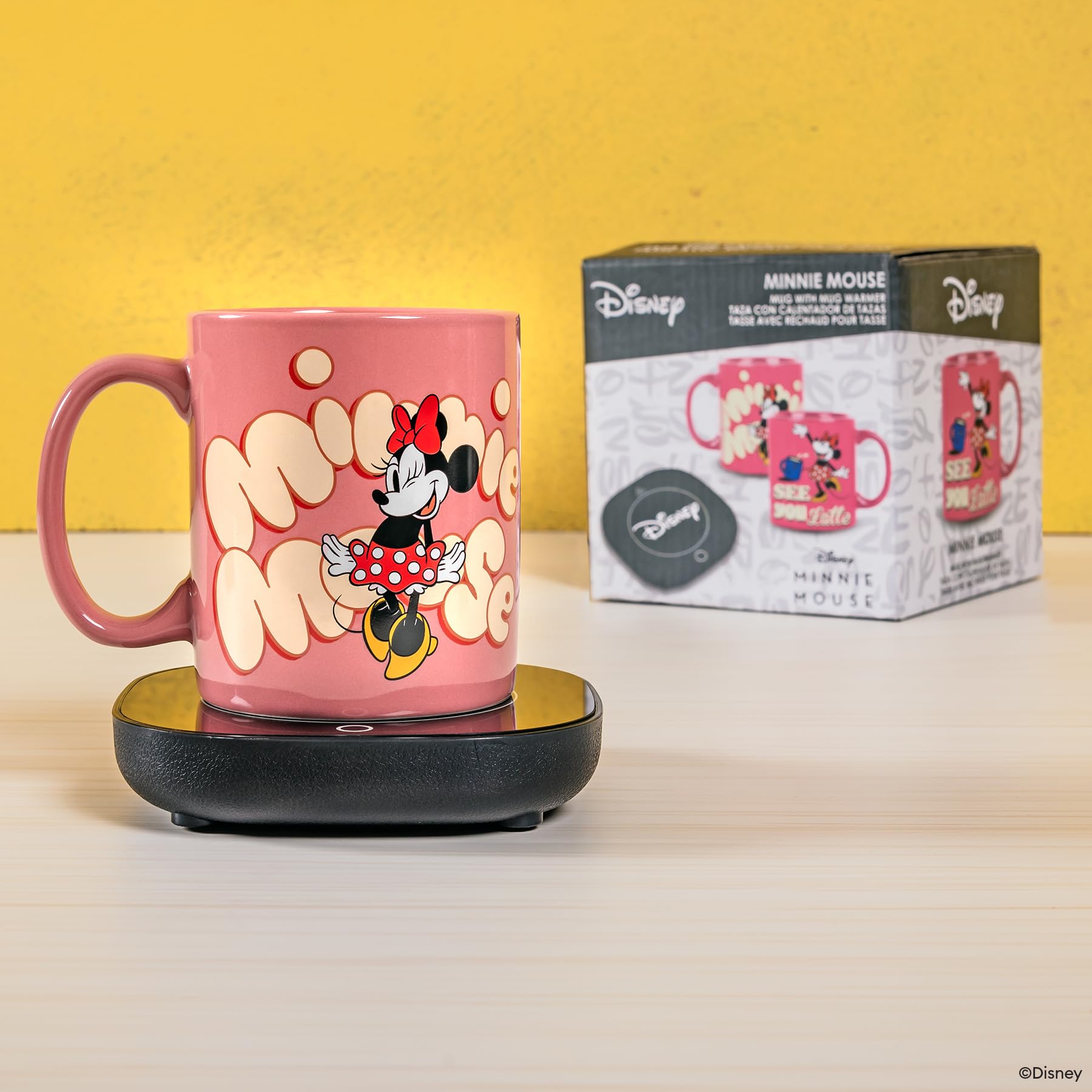 Amazon.com: Uncanny Brands Disney Minnie Mouse 12oz Mug Warmer Set