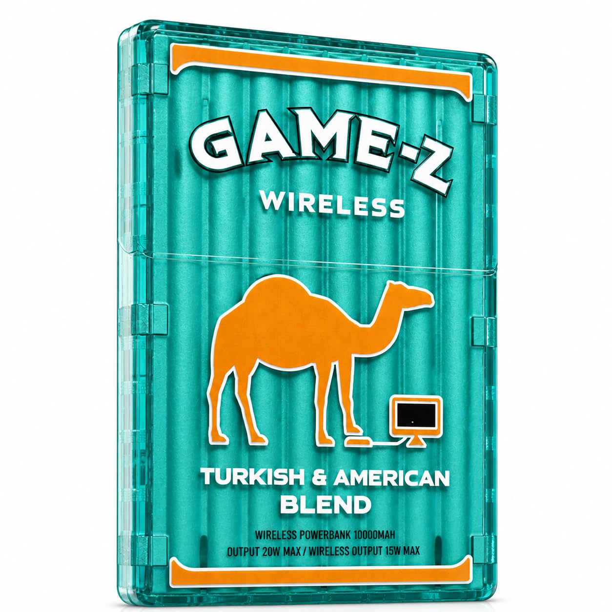 Wireless Power Bank 10000mAh | 20W Type-C PD Fast Charging | 15W Wireless Output | Slim Transparent Portable Charger for Smartphones with Wireless Charging Support (Green)-image-10