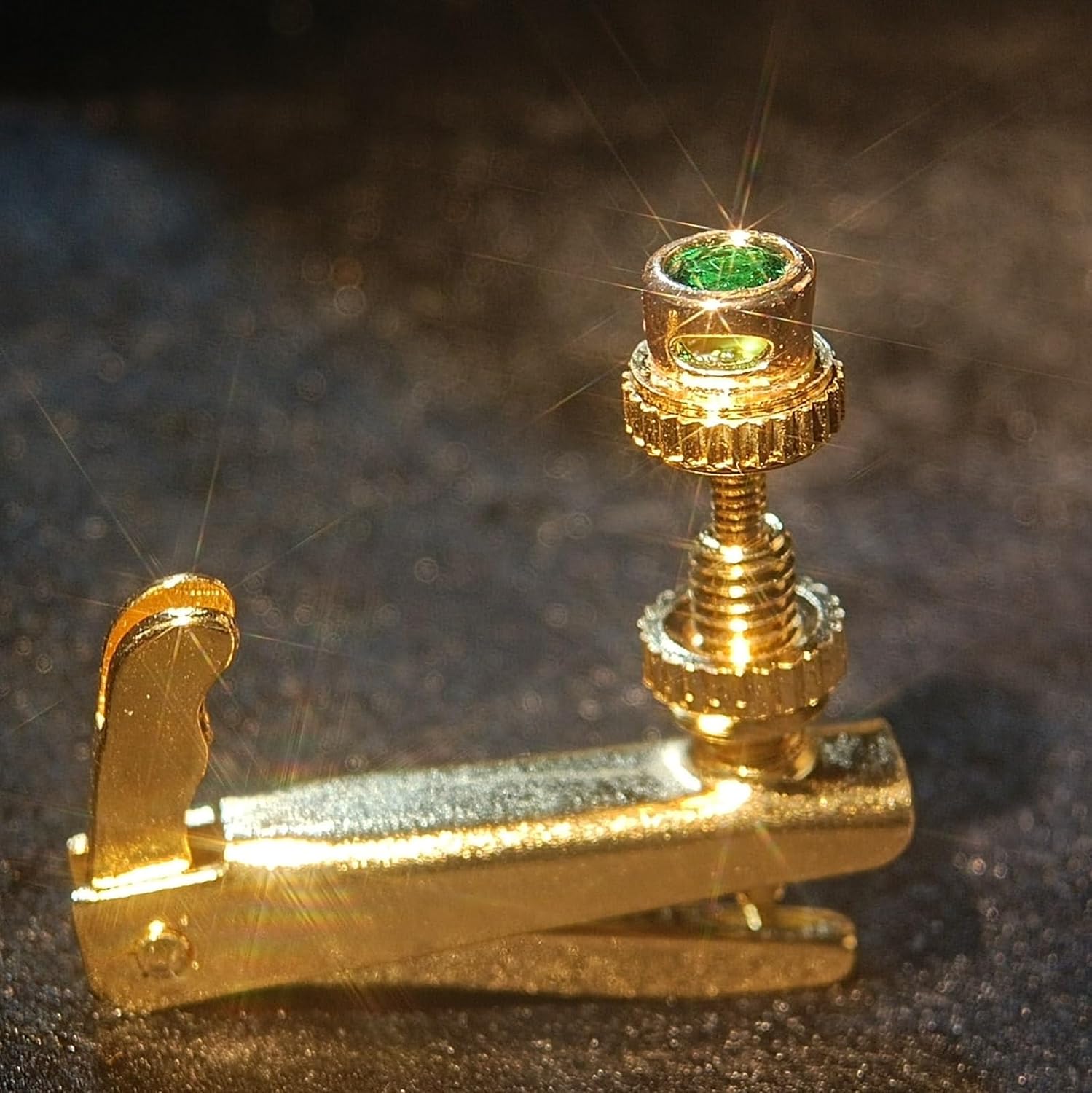 Handmade Creative Violin Fine Tuning Violin Tuners Violin Screw Violin String Adjusters for 3/4 4/4 Violins (5GREEN)