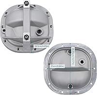 Vista 6 de Tapa de diferencial 8.8 para extremo trasero del sistema de cinturón compatible con Ford Mustang de 8.8