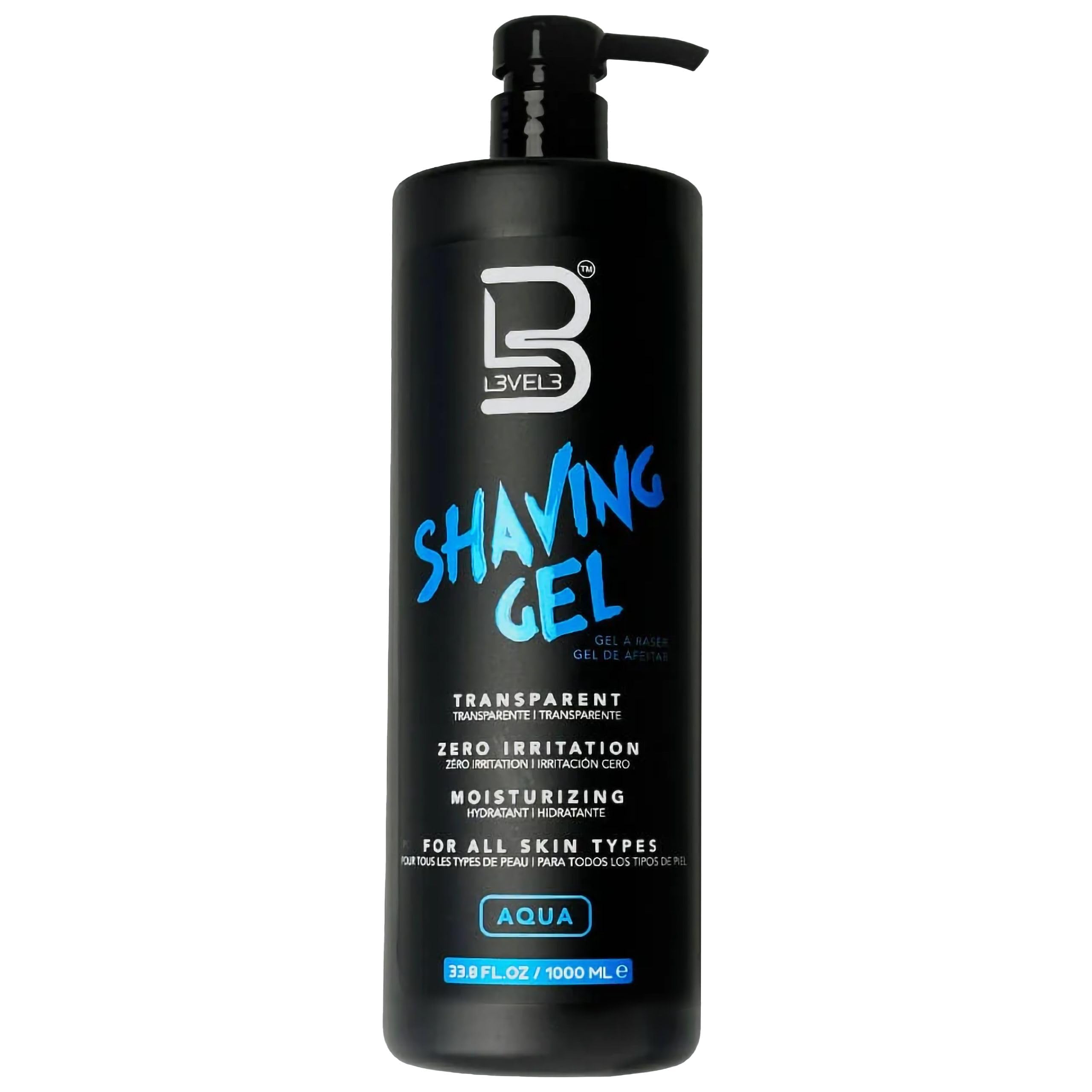 Level 3 Shaving Gel - Straight Razor Shave Gel - Non-Irritating - Refreshing Smell L3 - No Hot Towel Necessary - Level Three Razor Gel