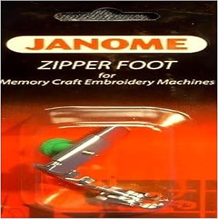 Janome Zipper Foot for memory Craft Emb Machines by Janome
