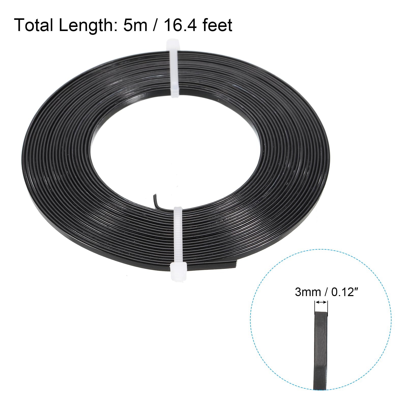 PATIKIL 16.4 Feet Flat Aluminum Wire - Image 2