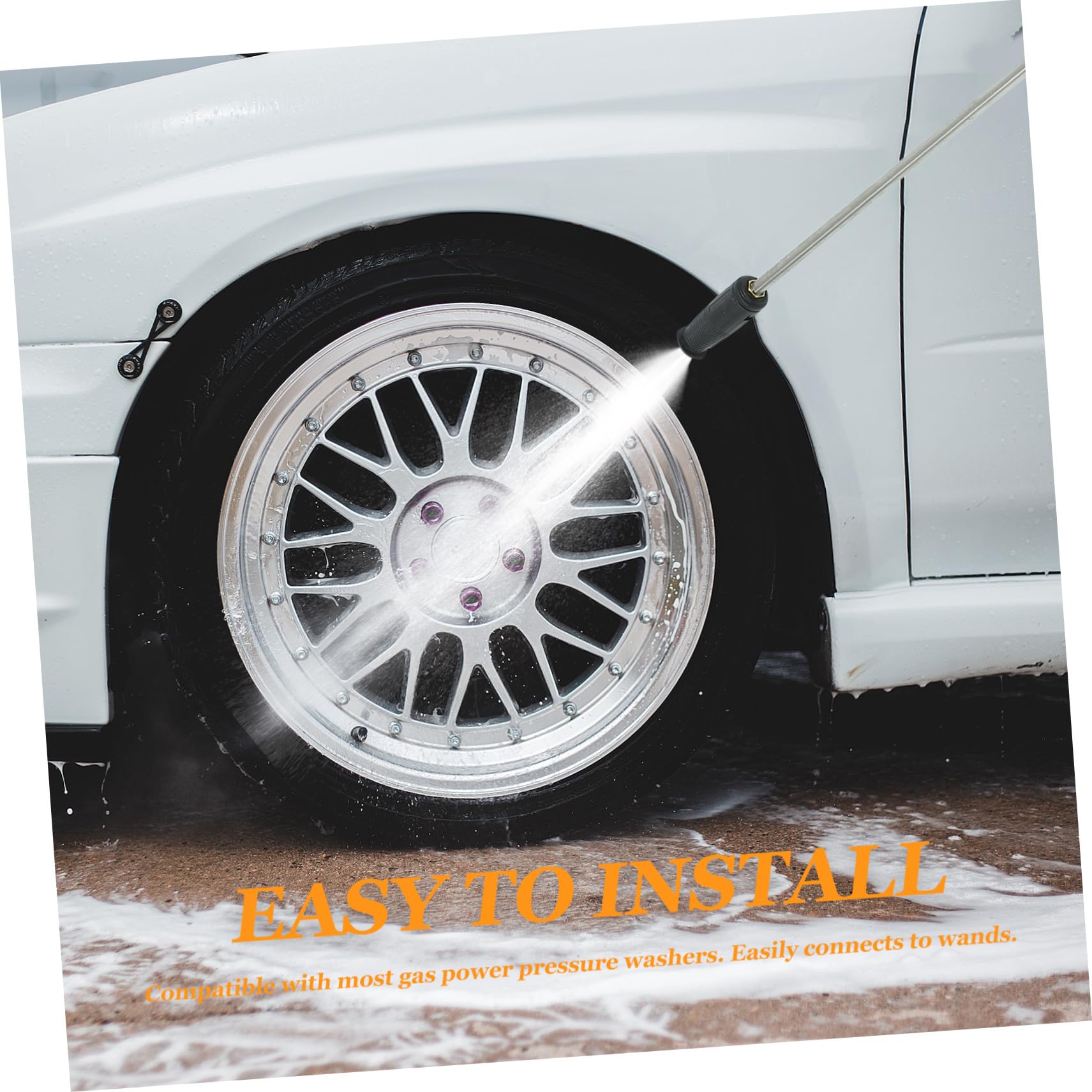 SOIMISS Boquillas Ajustables para Lavadora Presión Accesorios Profesionales para Limpieza de Coches Mango Ergonómico Resistente y Compatible Mayoría de Hidrolimpiadoras de