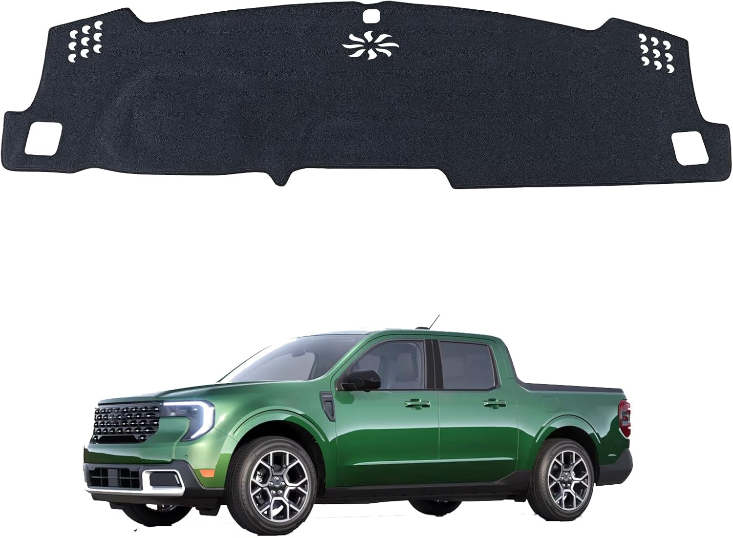Dashboard Cover Dash Cover Mat Pad for Ford Maverick 2022 2023 2024 2025 with Custom Fit Dashboard Accessories UV Rays Protector