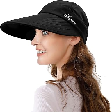 Women Sun Hat,2 in 1 Zip-Off Sun 