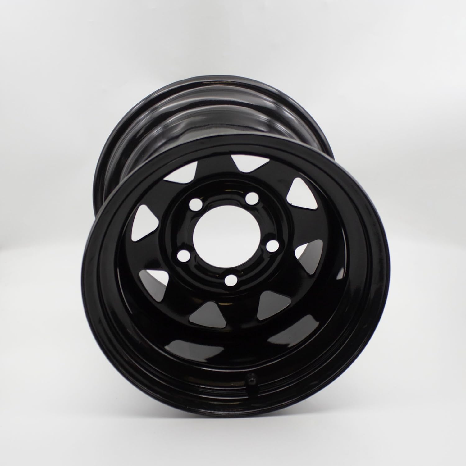 ATV RTV Mower Rim 12x10.5 WHEEL RIM 5/4.5 for Zero Turn Riding Garden Lawn Mower Compact Tractors Heavy Equipment 12 x 10.5 Rim 5 Lugs Bolt Circle 4.5 inch,backspace 5.25 inch