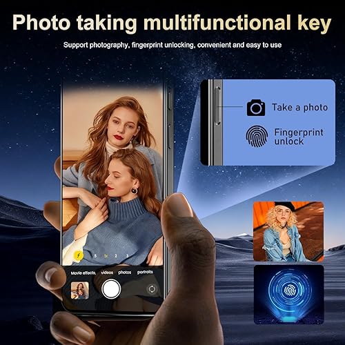 Miniatura 6 de 17PROMA X Teléfono desbloqueado Teléfono celular Android 15.0 16+512GB Smartphone Pantalla HD de 6.99 pulgadas Batería de larga duración 7000mAh