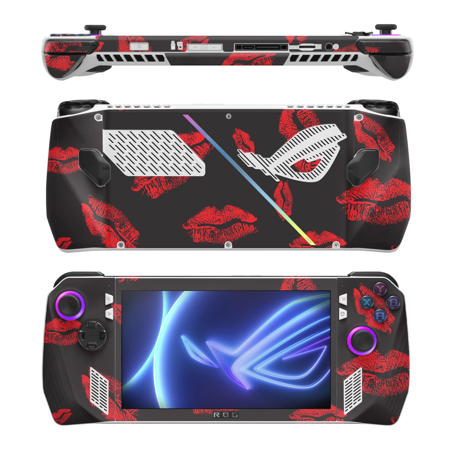 MightySkins Skin Compatible with Asus ROG Ally - Kiss Me | Protective, Durable, and Unique Vinyl Decal wrap Cover | Easy to Apply, Remove, and Change Styles