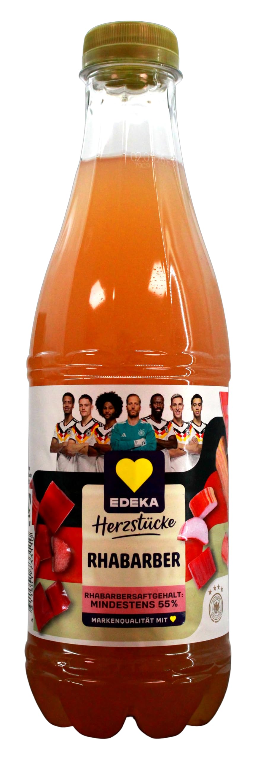 Herzstücke Rhabarber Saft, 12er Pack (12 x 1 l) EINWEG
