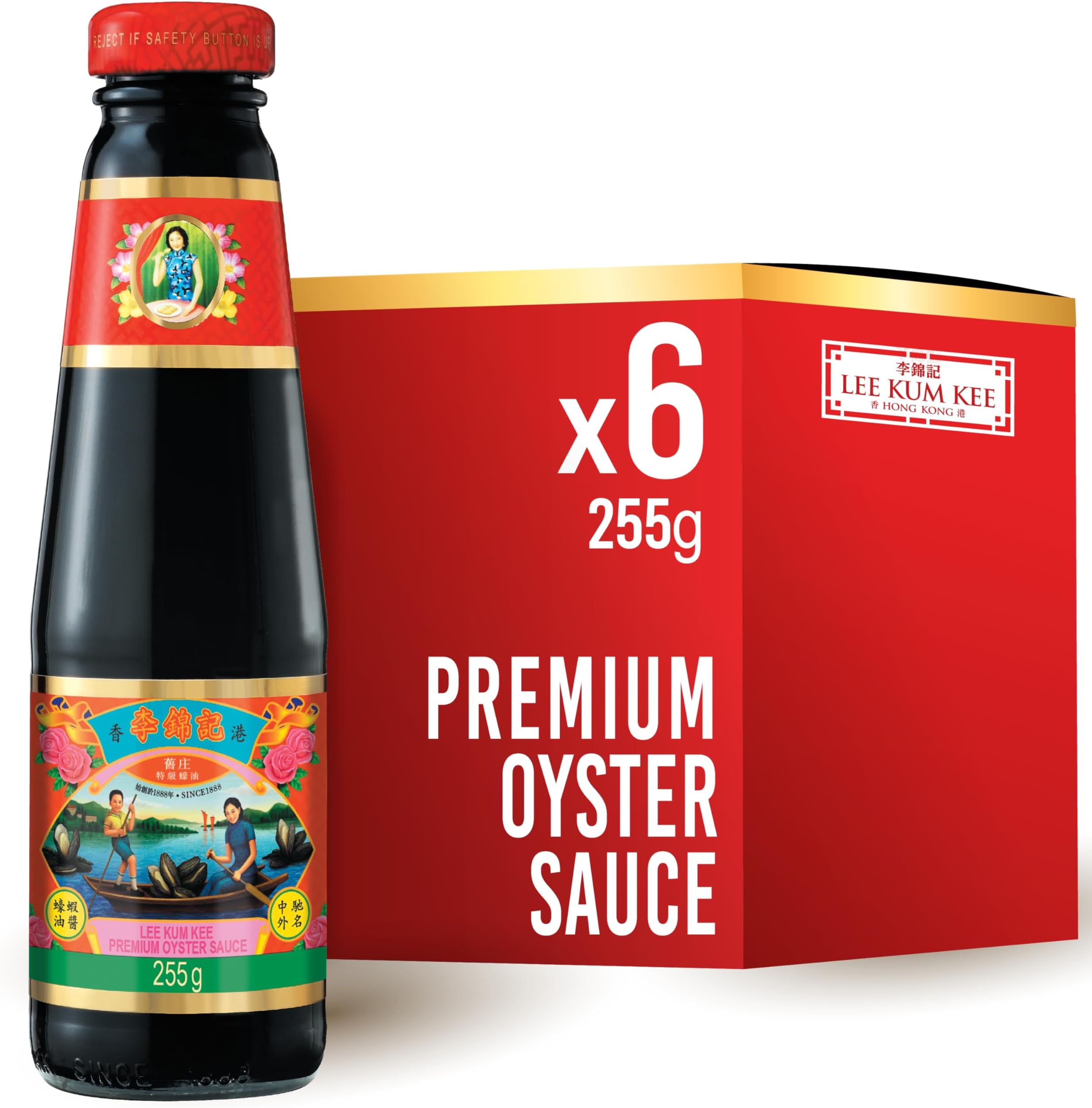 Lee Kum Kee Premium Oyster Sauce, 255 g (Pack of 6)