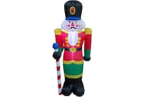 6 ft Giant Lighted Christmas Inflatable Nutcracker Soldier