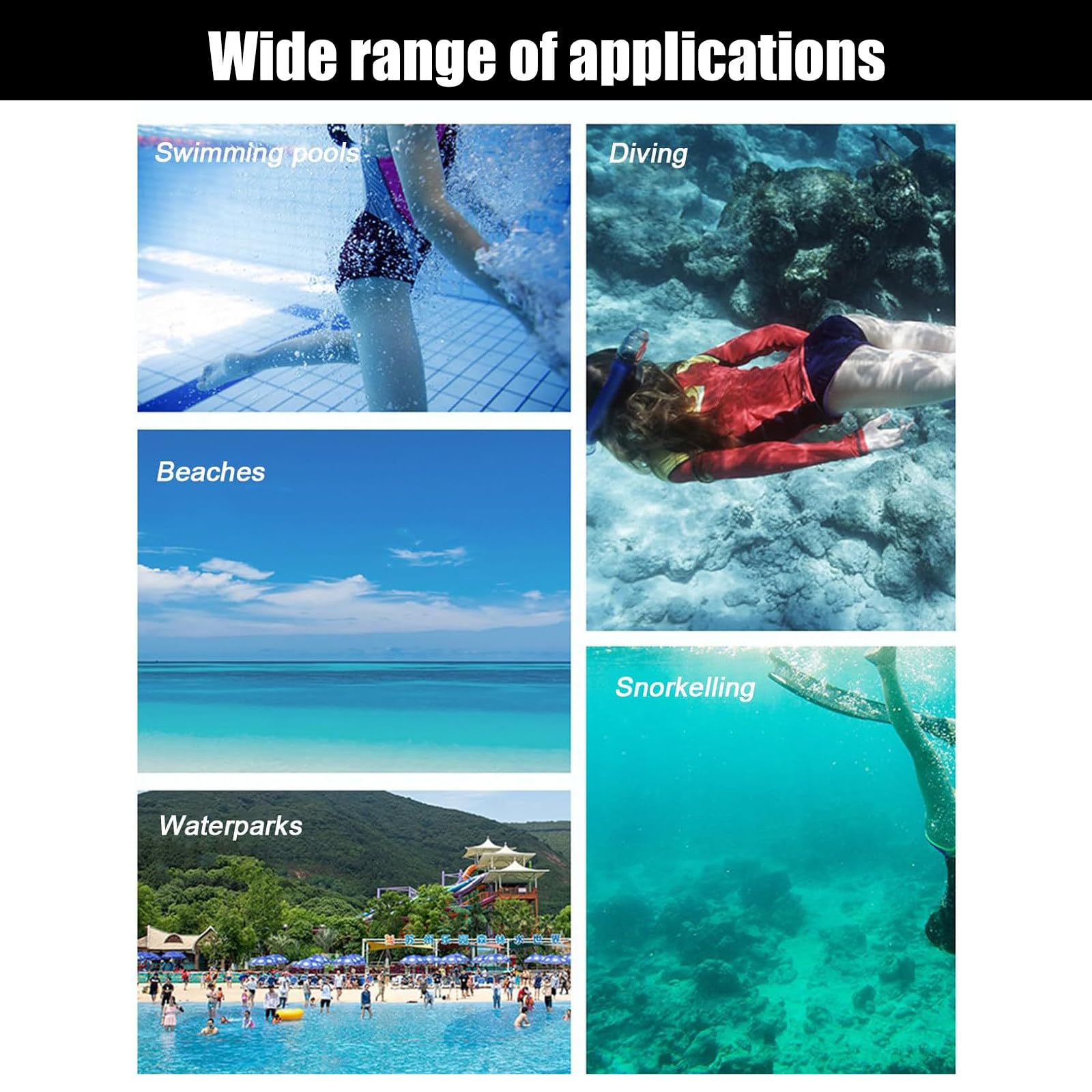 Scooter subacqueo,Booster per Immersioni,Booster subacqueo da 300 W/500 W,Elica ad Acqua a Doppia velocità,per Piscine per Sport Acquatici,Immersioni,Snorkeling e Avventure Marine,300W