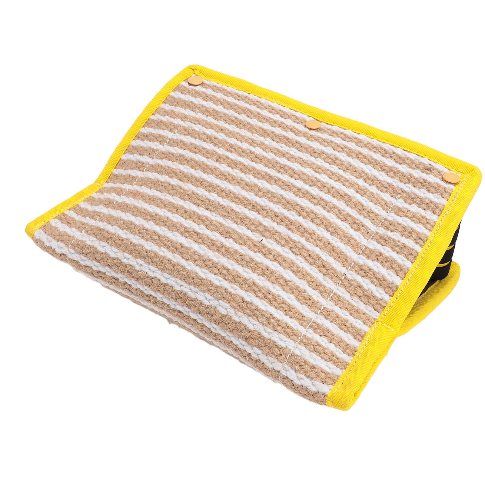 Semme Cuña para Morder para Perros, Juguete de Almohada de Yute con Asas, Almohadilla para Morder para Juego Interactivo, Entrenamiento y Ejercicio, Hecha de Material Estable, 3 Asas