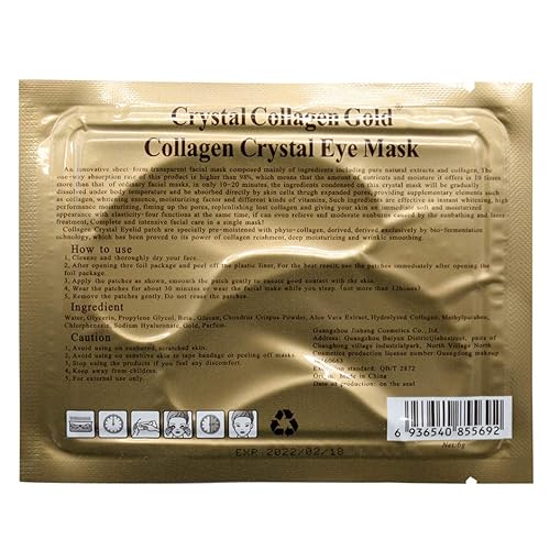 Miniatura 10 de Ruzzut Parches para debajo de los ojos (28 pares) - Máscara de ojos de colágeno de arándanos para reducir las ojeras, ojos hinchados y