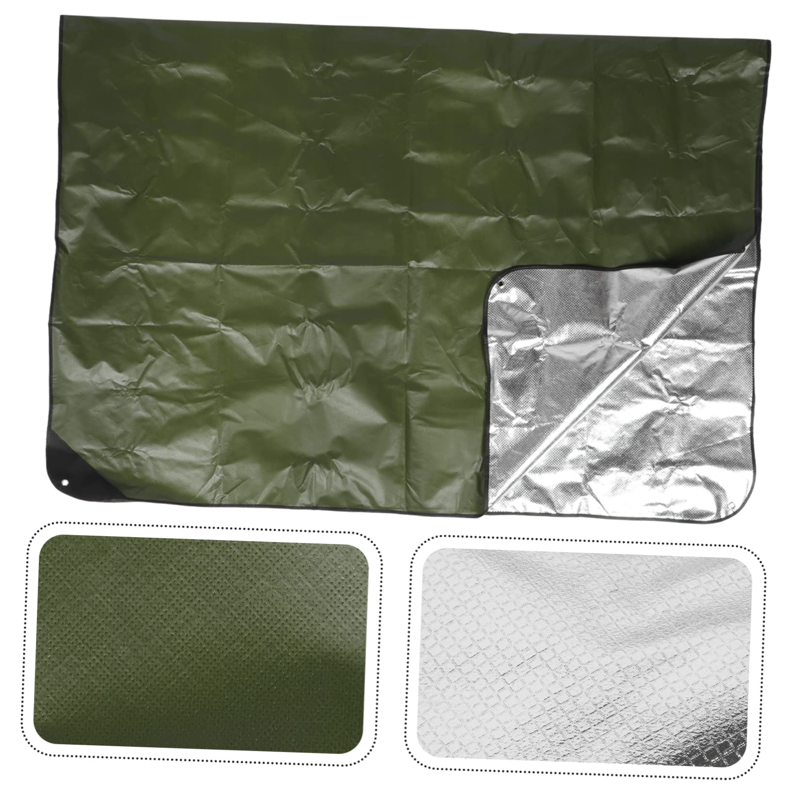 ABOOFAN Coperta di Emergenza Termica Portatile Multiuso per Campeggio Sopravvivenza Isolante Leggero Facil Trasportare Piegare