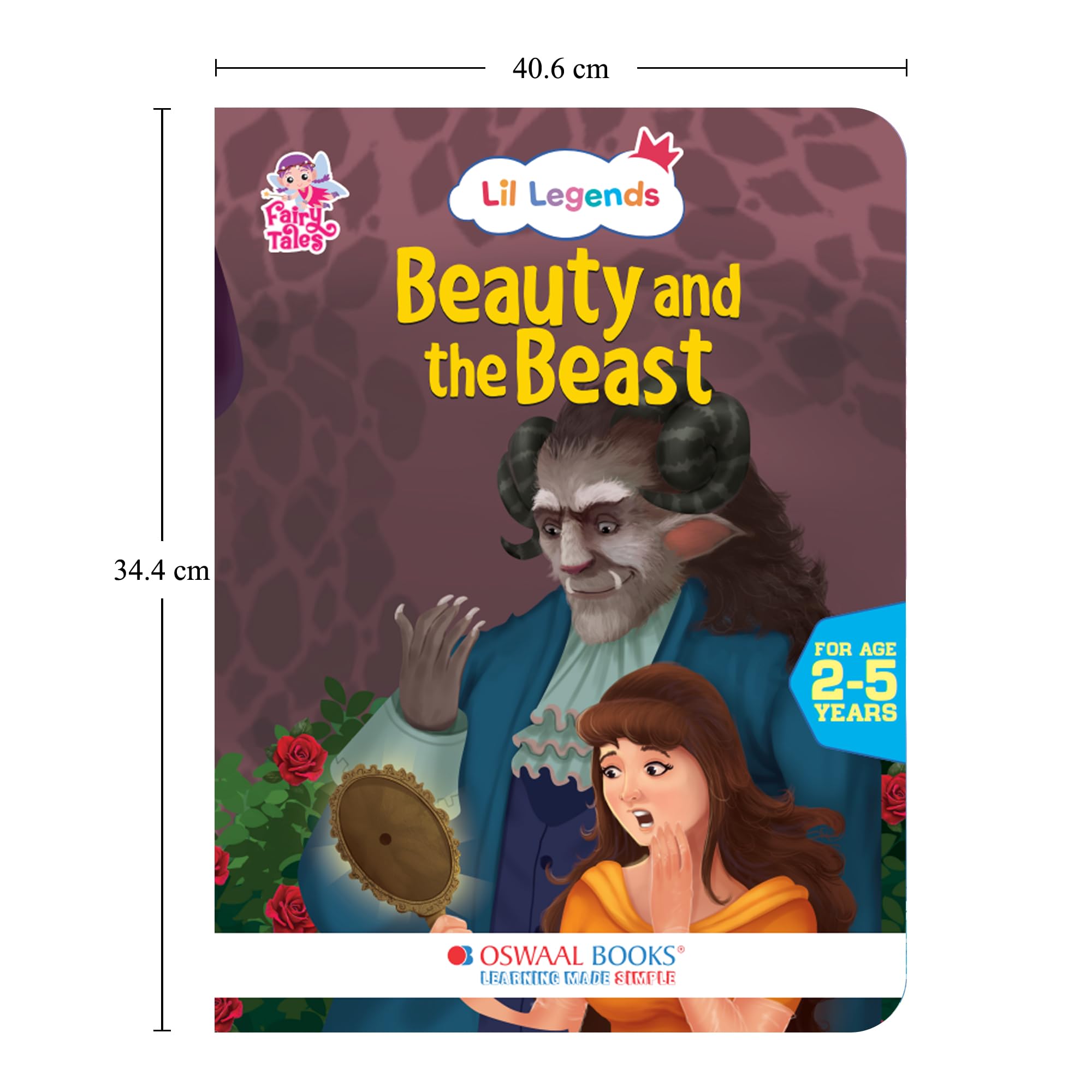 Oswaal Lil Legends Fairy Tales for Kids | Set of 10 Books | The Little Mermaid, Rapunzel, Cinderella, Alice in Wonderland, Thumbelina, Sleeping Beauty and More | Bed Time Story Books | Age 2–5 Years