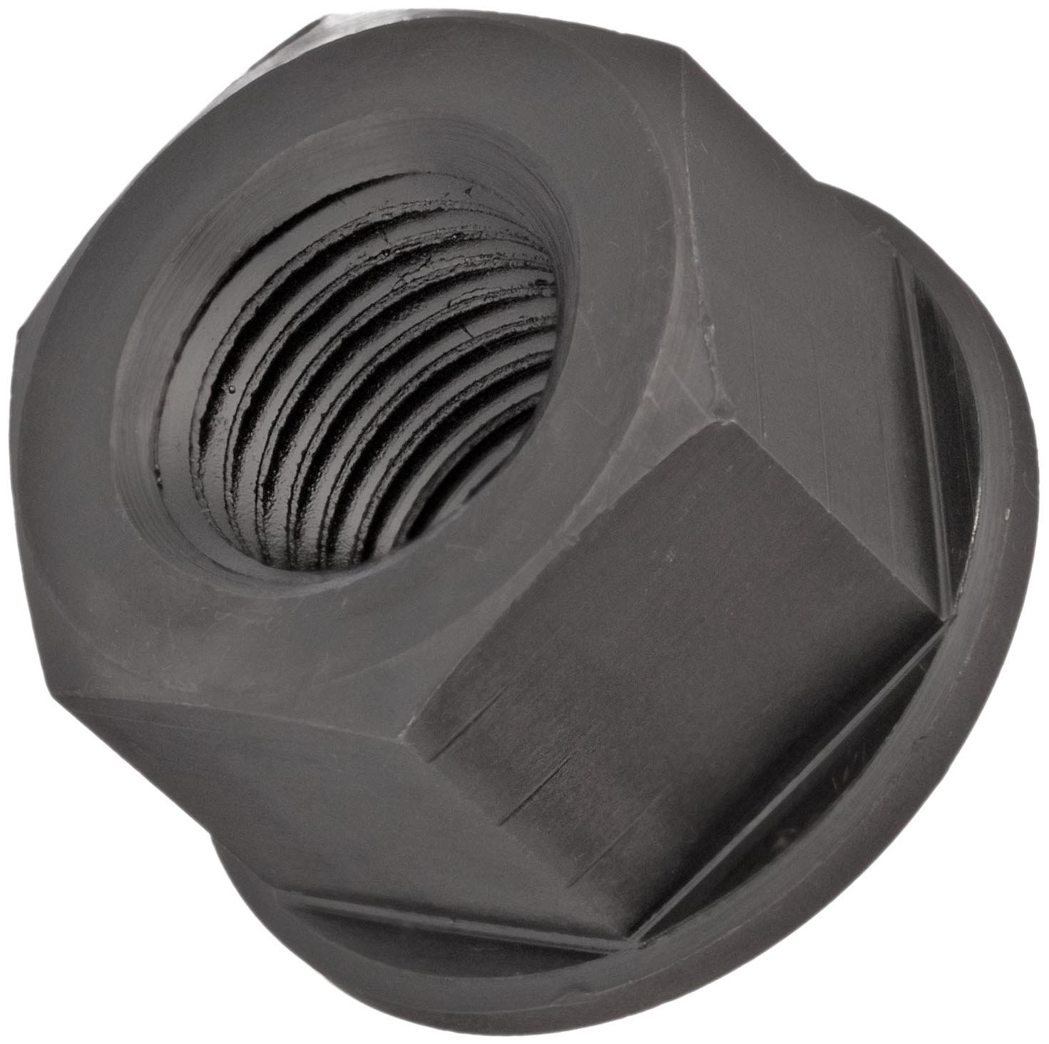 Carbon Steel Hex Nut, Black Oxide Finish, Right Hand Threads, Class 2B