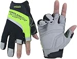 Fingerless Work Gloves, Utility Working Gloves for Men and Women