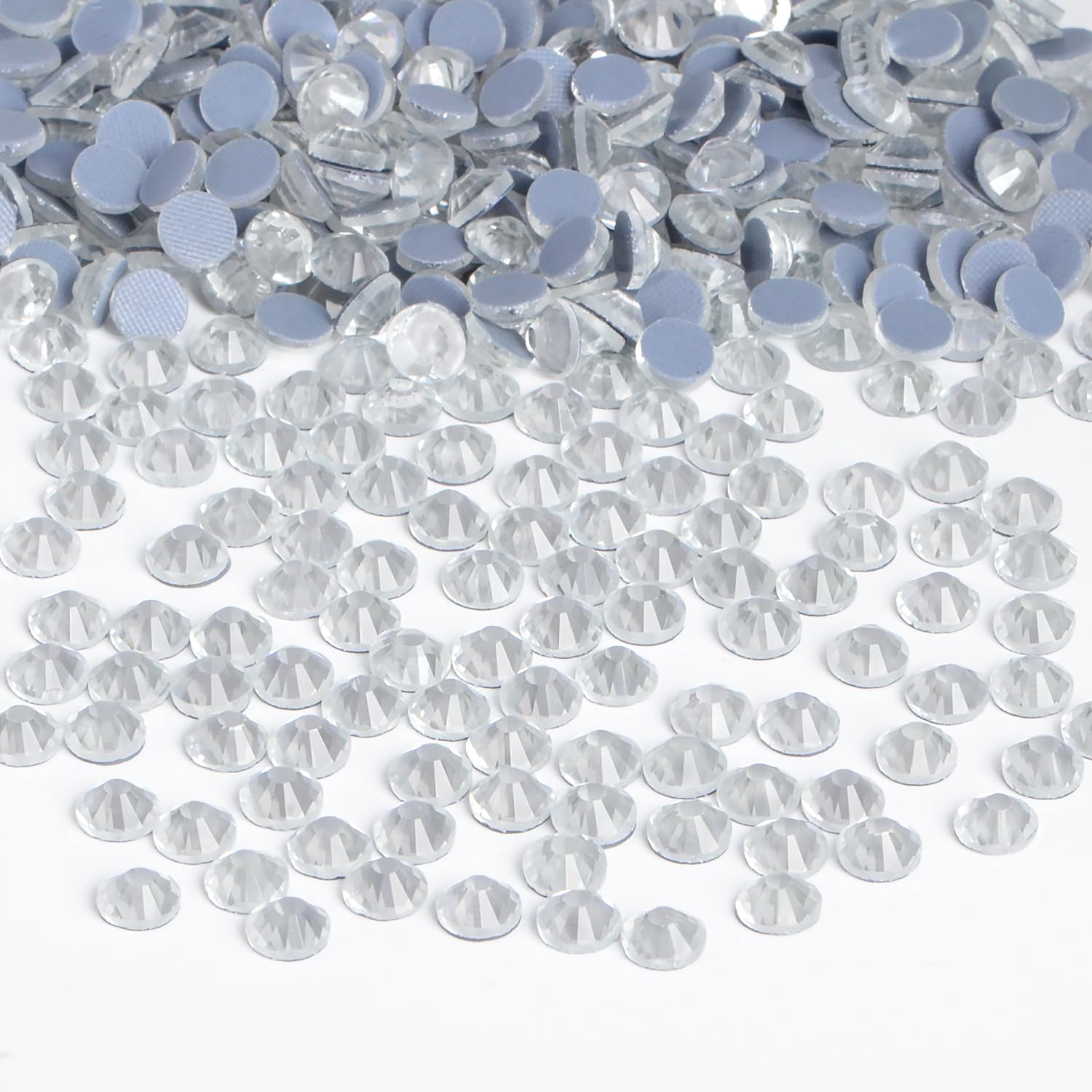 Amazon.com: Bymitel Hotfix Crystal Rhinestones Round Gems Iron on DIY ...