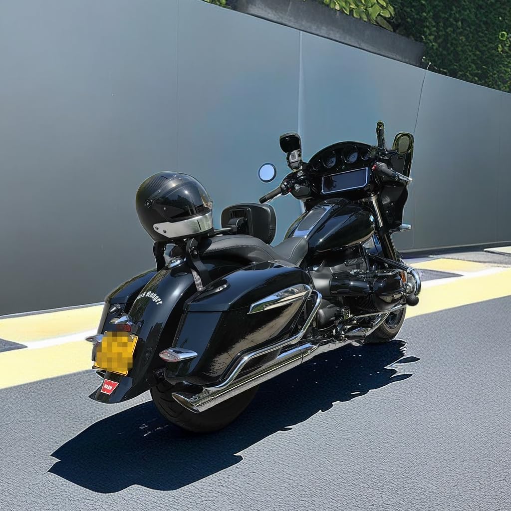 Adjustable Driver/Passenger Seat Backrest Component:Fixed Mounts For BMW R18B (Matt Black)