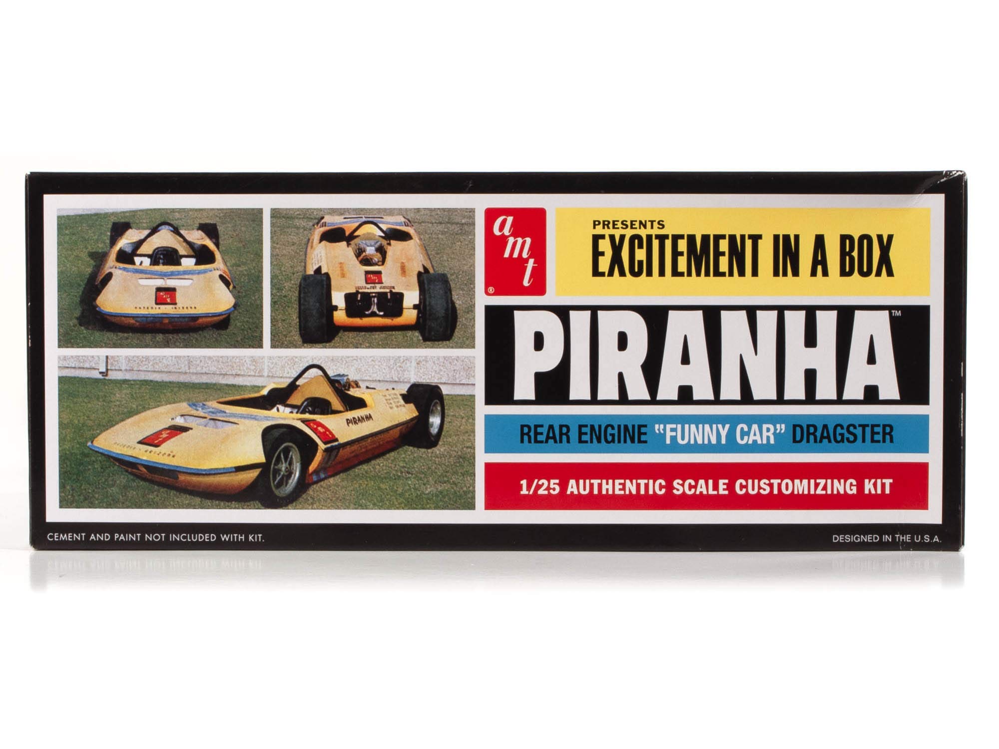 (未使用･未開封品)　AMT 1/25 ピラニア ドラッグレースチーム bt0tq1u Amazon | AMT 1/25 ピラニア ドラッグスター プラモデル AMT1122