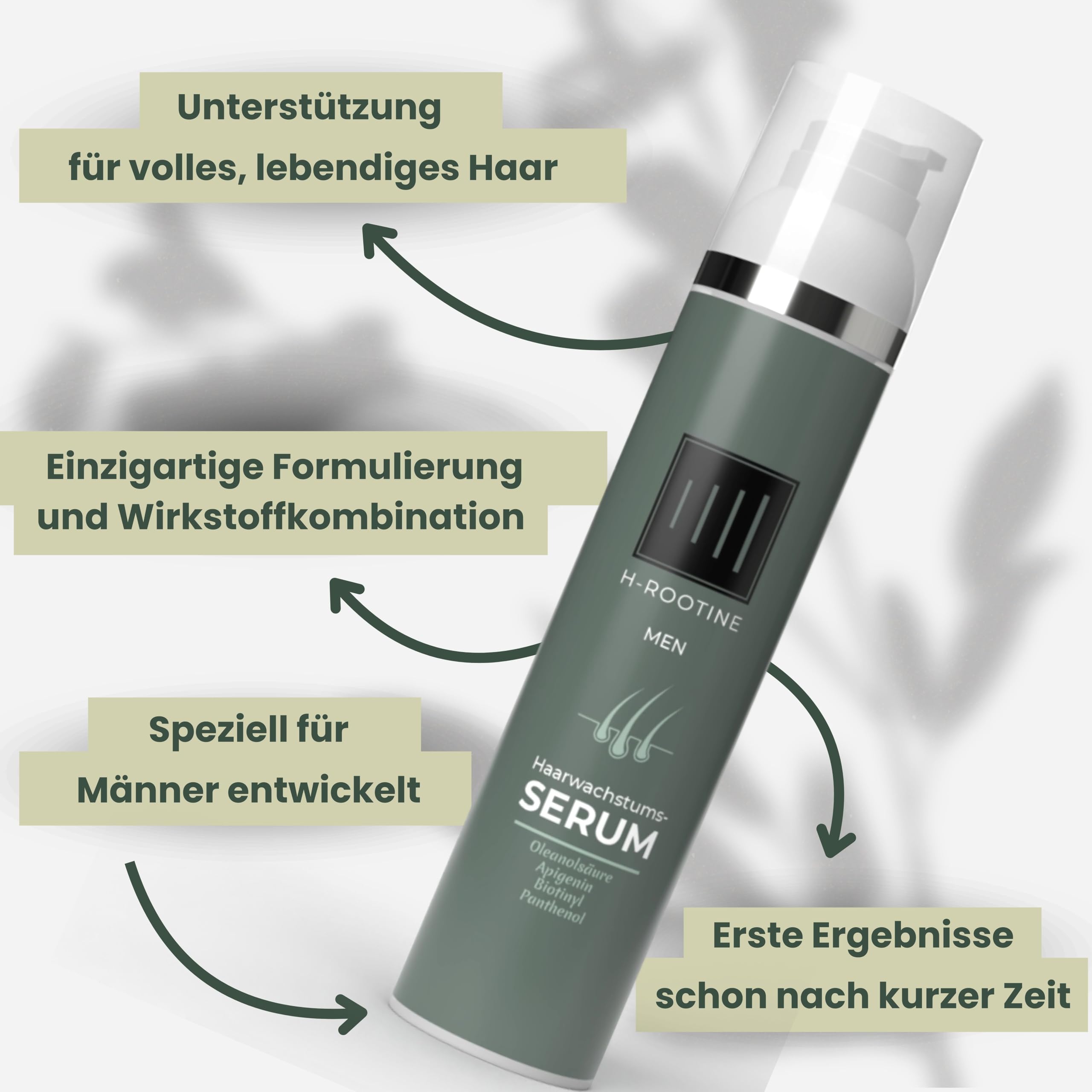 Haarserum für Männer (100ml) • Haarwuchsmittel Männer • Stoppt erblich & hormonell bedingten Haarausfall* • Fördert Haarwachstum (Haarserum MEN 100ml (2er-Set))