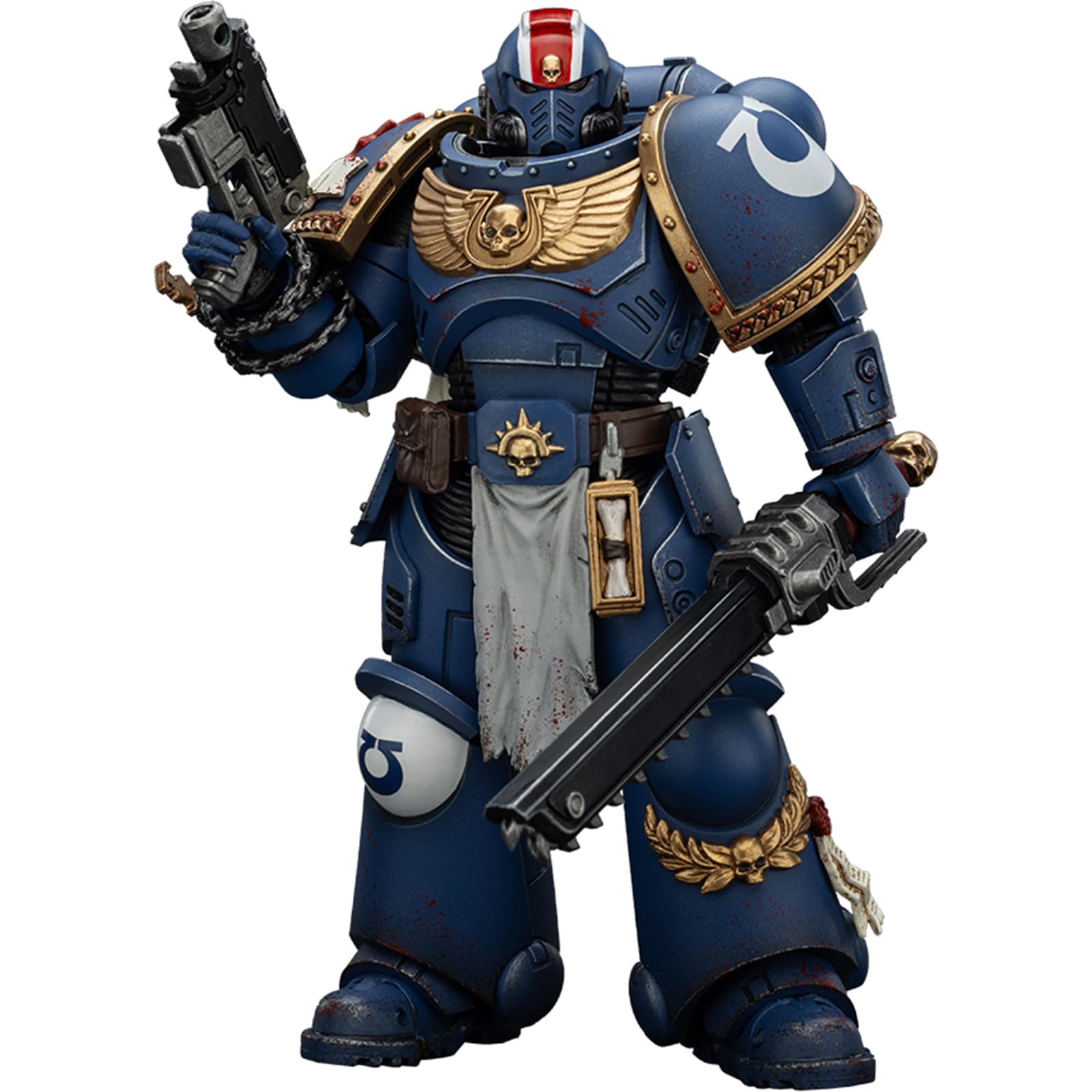 JOYTOY Warhammer 40k Space Marine 2，Ultramarines Lieutenant Titus-Collectors Edition 1/18 Action Figure Collect and Display Model Nb01369-us