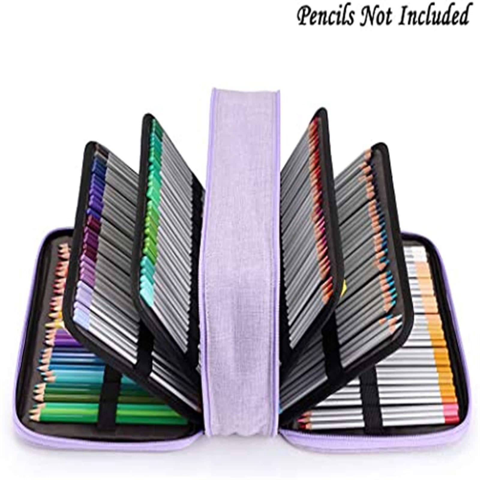 Astuccio con 300 scomparti, pratico astuccio organizer per la scuola, matite colorate, per studenti, Grigio