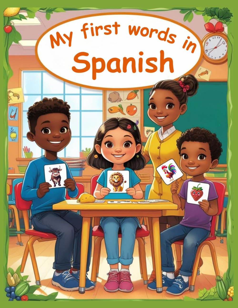 My First Words In Spanish: Bilingual English-Spanish Visual Dictionary - The first bilingual picture book with everyday Spanish learning topics for ... and beginners - The most common picture words